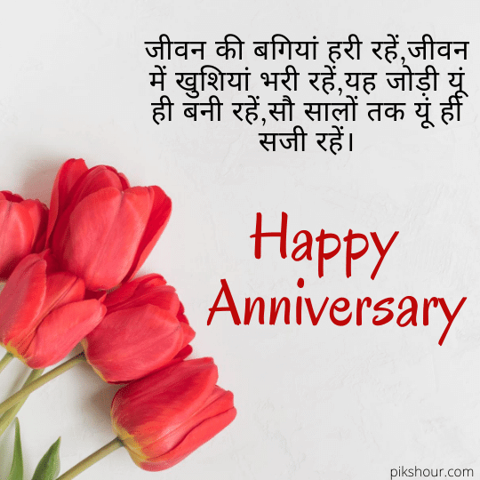 Happy Wedding Anniversary Wishes In Hindi IMAGESEE